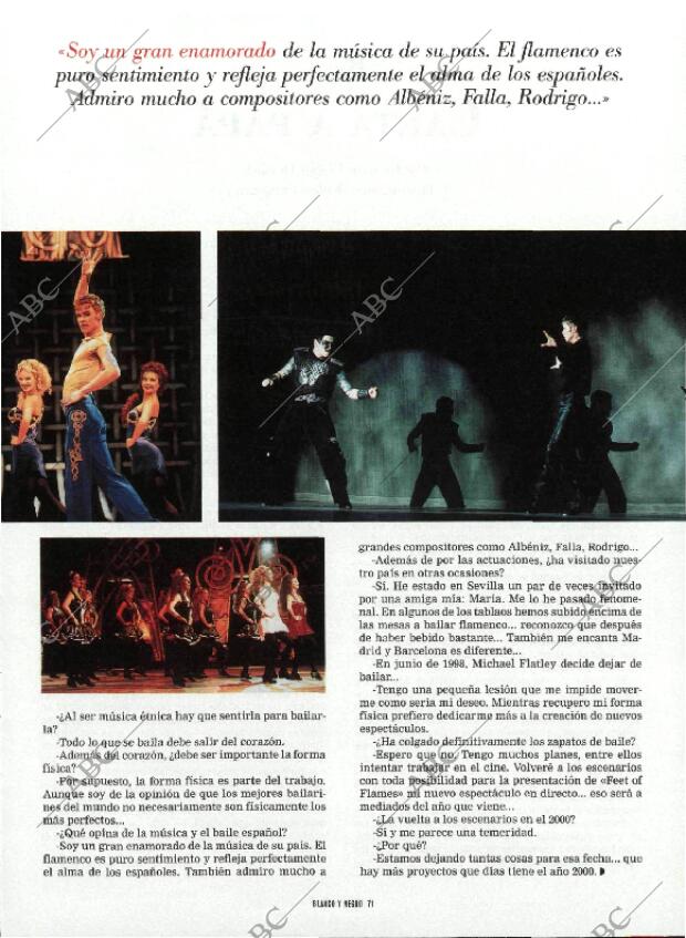 BLANCO Y NEGRO MADRID 21-11-1999 página 71