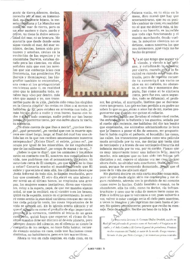 BLANCO Y NEGRO MADRID 21-11-1999 página 74