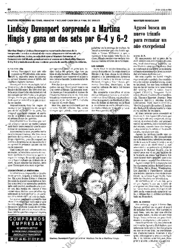 ABC MADRID 22-11-1999 página 80