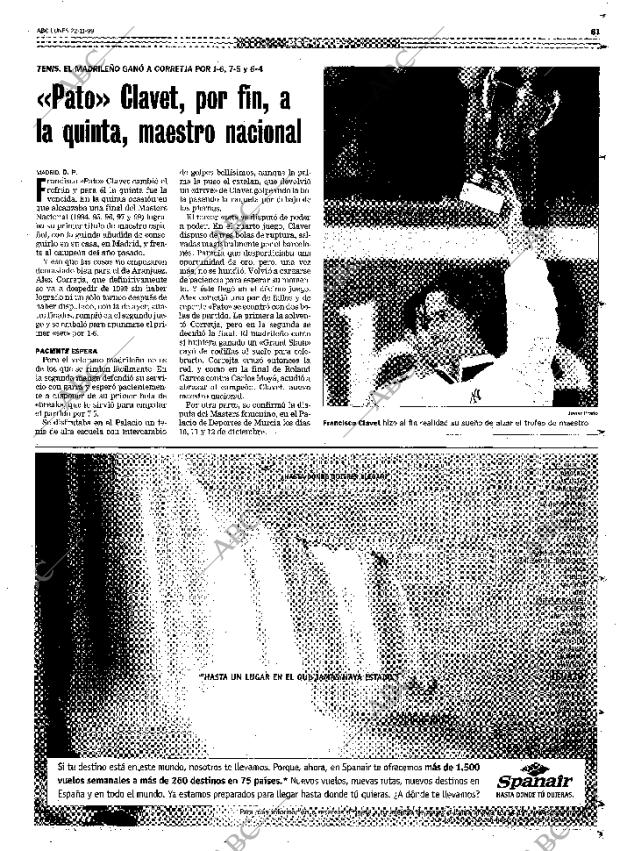 ABC MADRID 22-11-1999 página 81