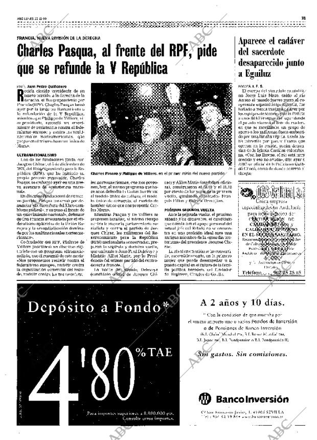 ABC SEVILLA 22-11-1999 página 31