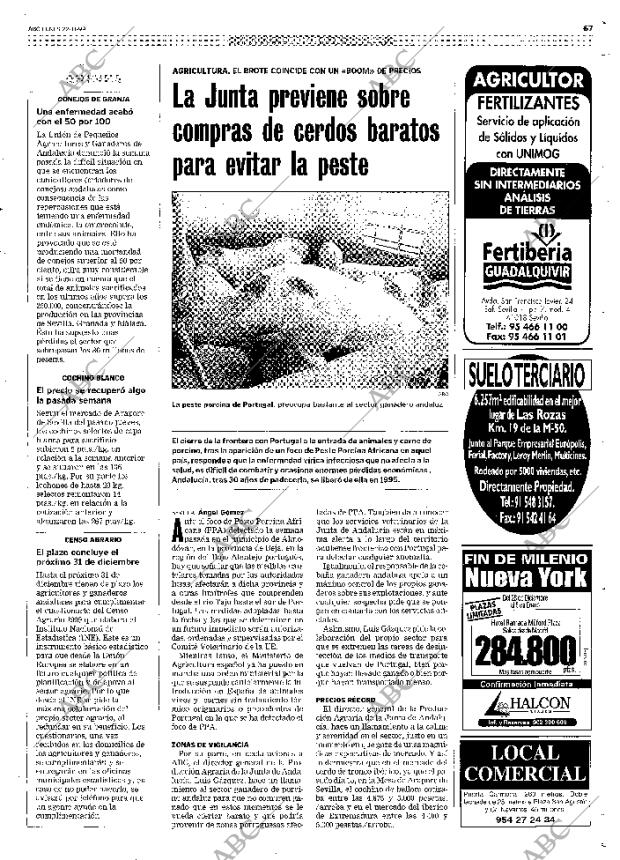 ABC SEVILLA 22-11-1999 página 67