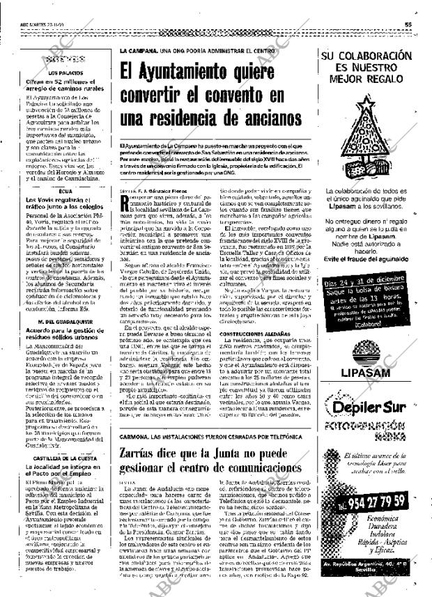 ABC SEVILLA 23-11-1999 página 55