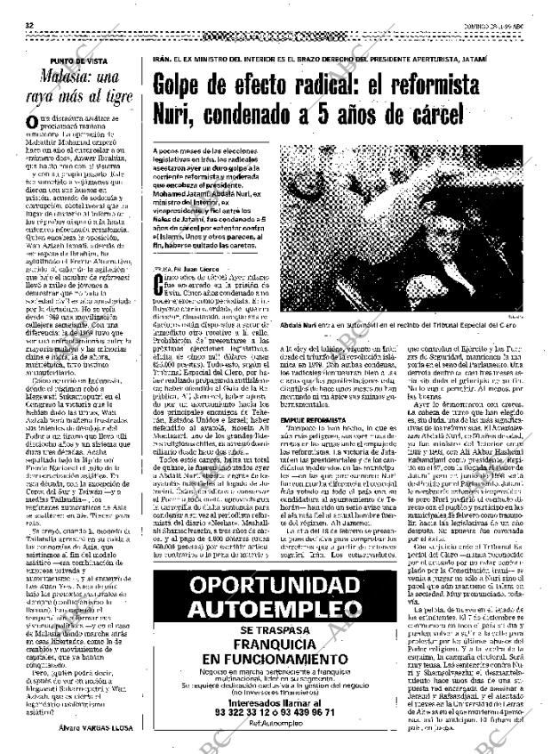 ABC MADRID 28-11-1999 página 32