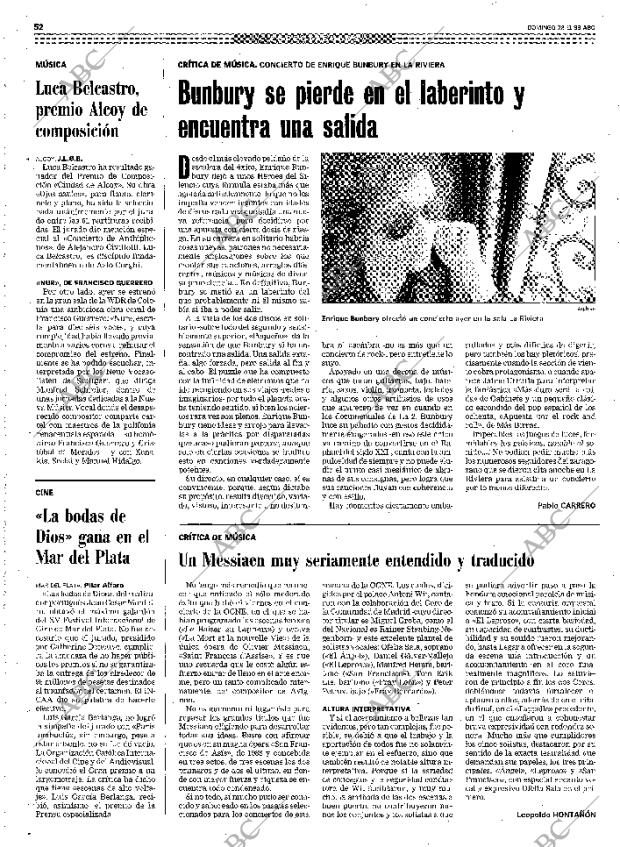 ABC MADRID 28-11-1999 página 52