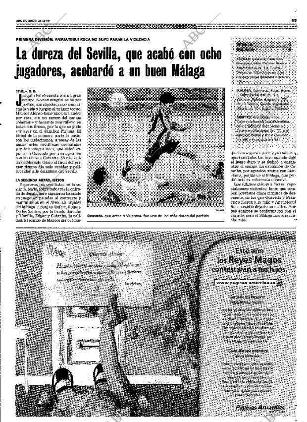 ABC MADRID 28-11-1999 página 65