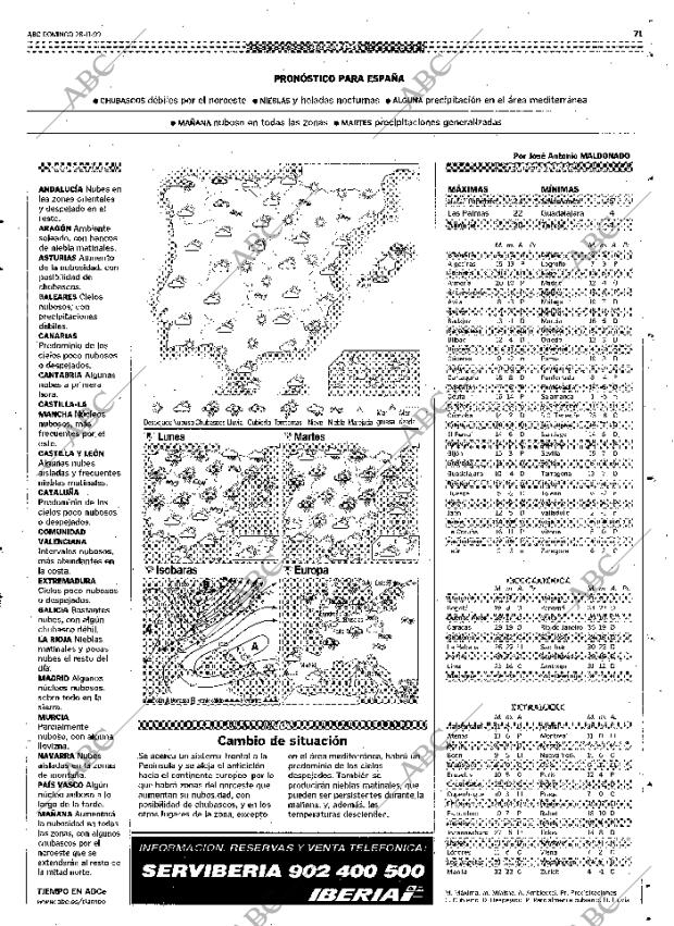 ABC MADRID 28-11-1999 página 71