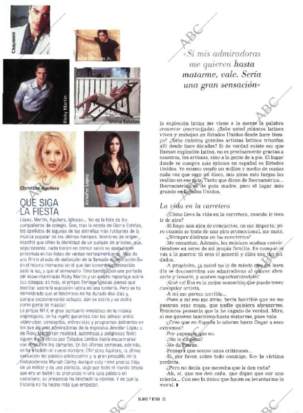 BLANCO Y NEGRO MADRID 28-11-1999 página 32