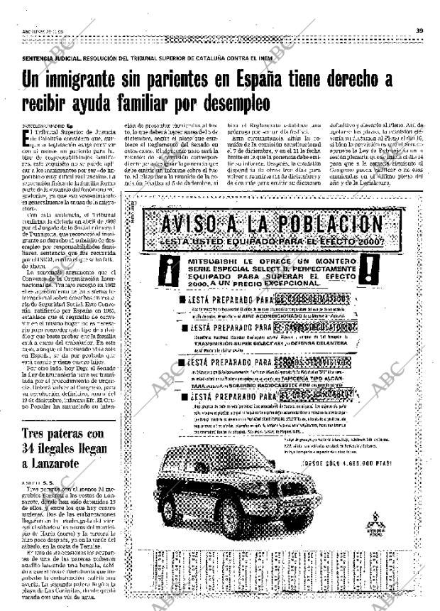 ABC SEVILLA 29-11-1999 página 39