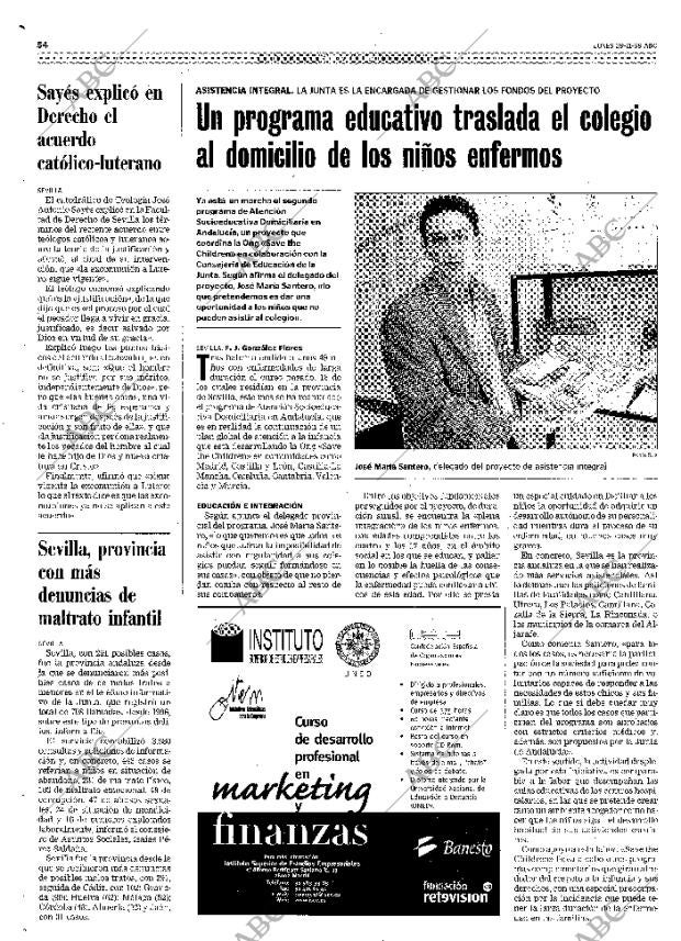 ABC SEVILLA 29-11-1999 página 54