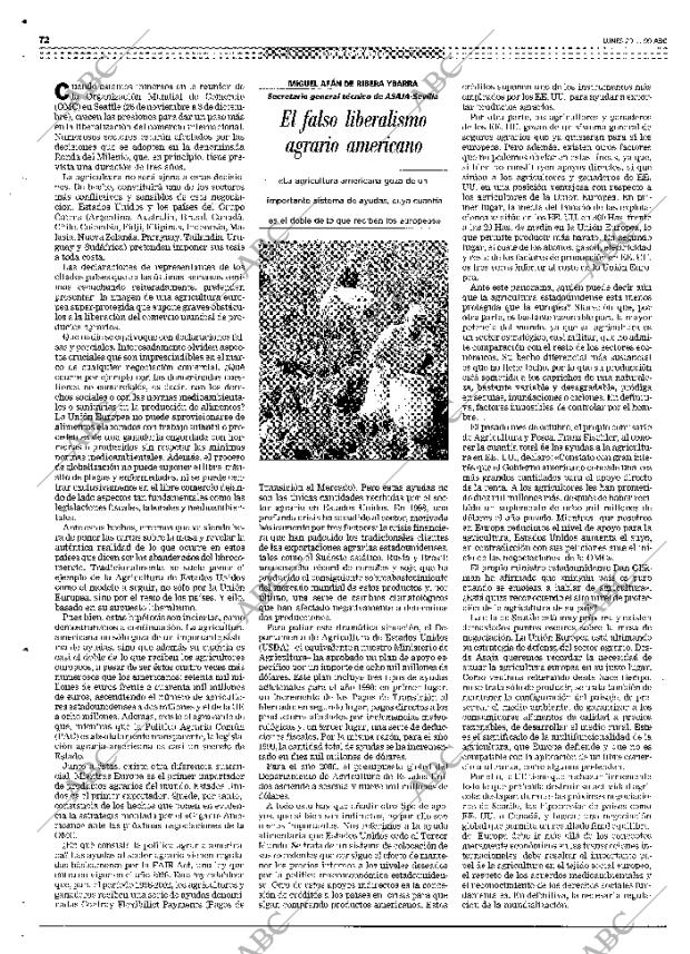 ABC SEVILLA 29-11-1999 página 72