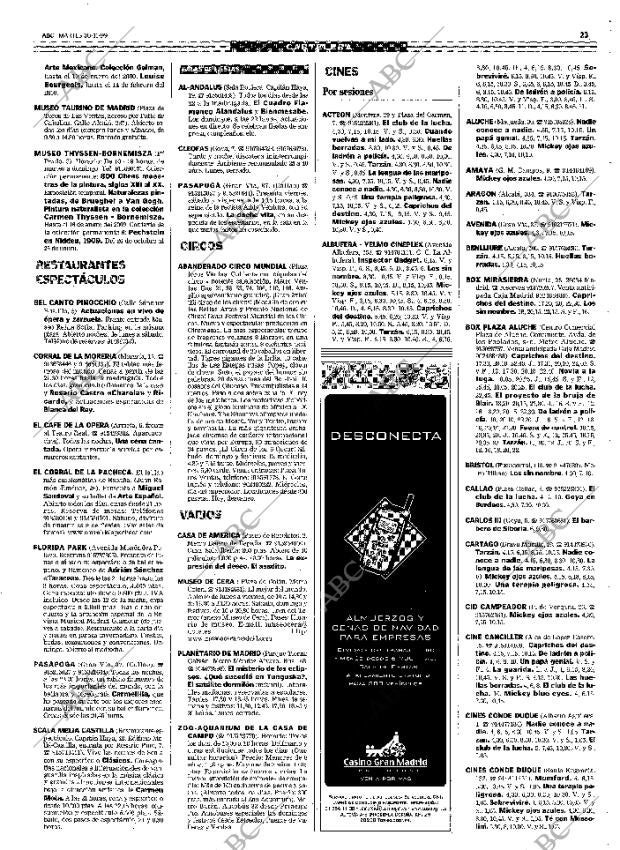 ABC MADRID 30-11-1999 página 115