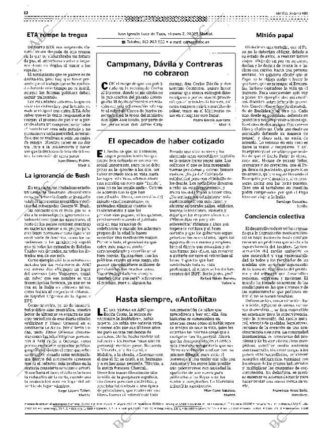 ABC MADRID 30-11-1999 página 12
