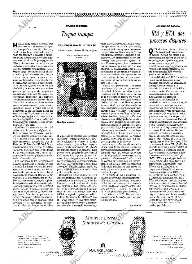 ABC MADRID 30-11-1999 página 14