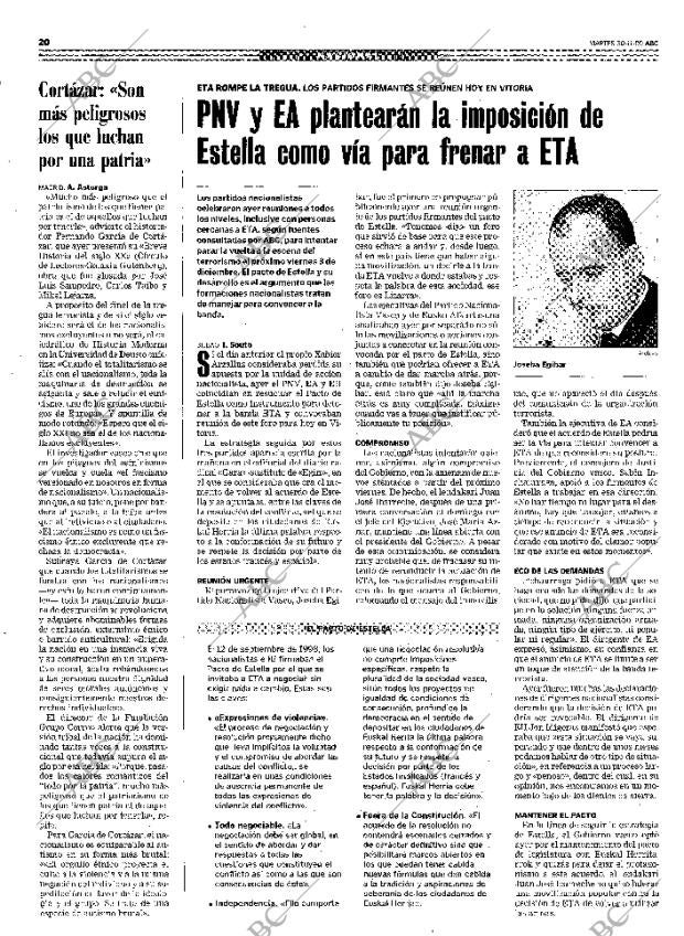 ABC MADRID 30-11-1999 página 20