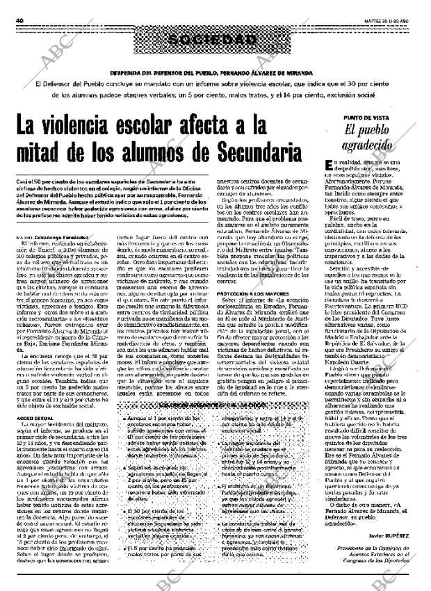 ABC MADRID 30-11-1999 página 40