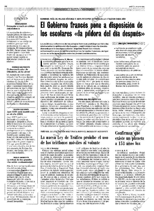 ABC MADRID 30-11-1999 página 44