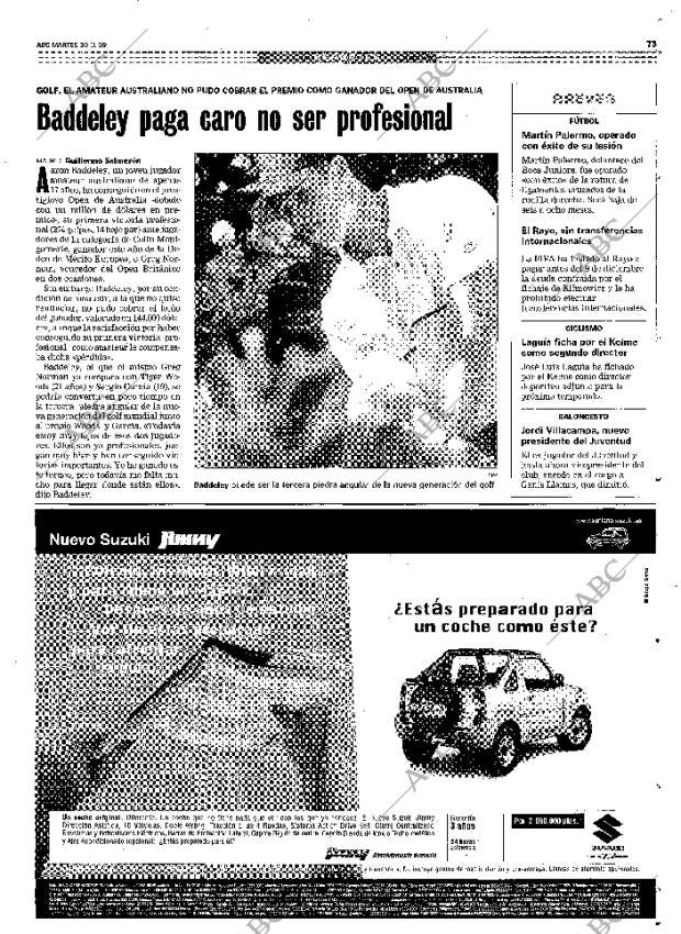 ABC MADRID 30-11-1999 página 73