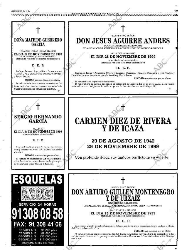 ABC MADRID 30-11-1999 página 79