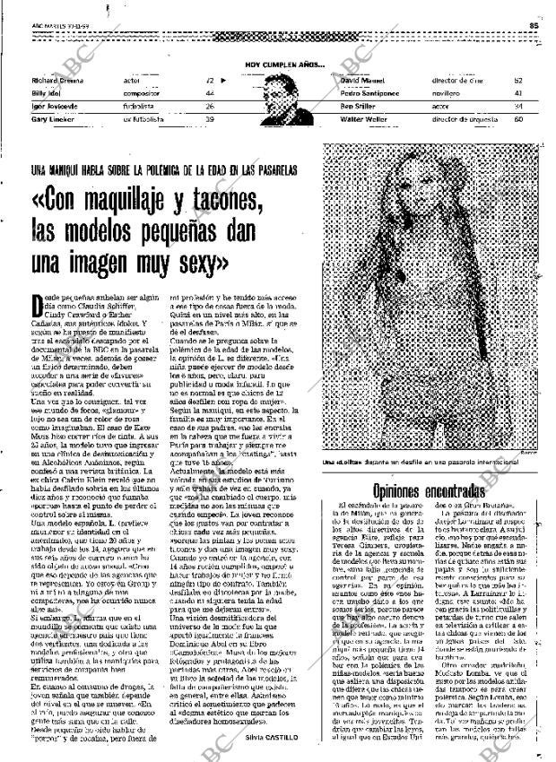 ABC MADRID 30-11-1999 página 85