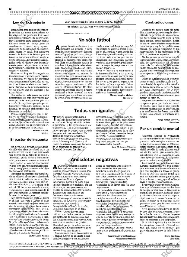 ABC MADRID 01-12-1999 página 12