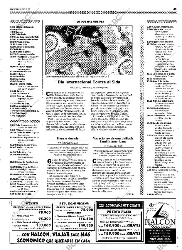 ABC MADRID 01-12-1999 página 89