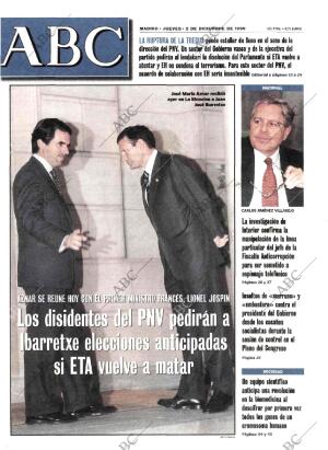 ABC MADRID 02-12-1999 página 1