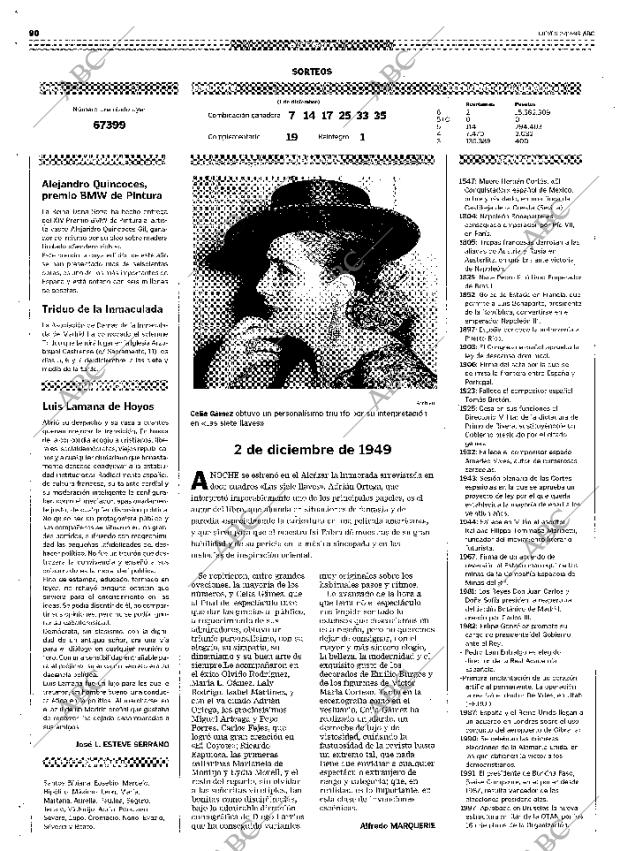 ABC MADRID 02-12-1999 página 90