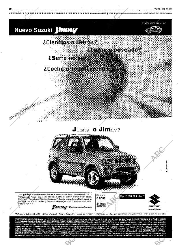 ABC MADRID 03-12-1999 página 18