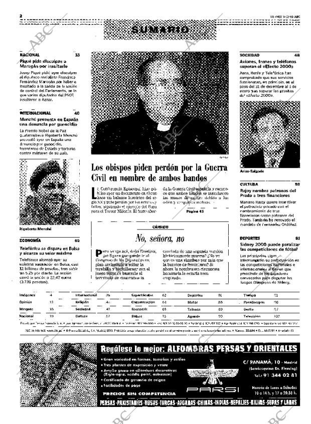 ABC MADRID 03-12-1999 página 2