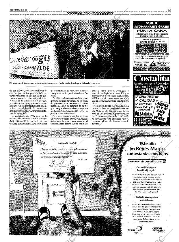 ABC MADRID 03-12-1999 página 23