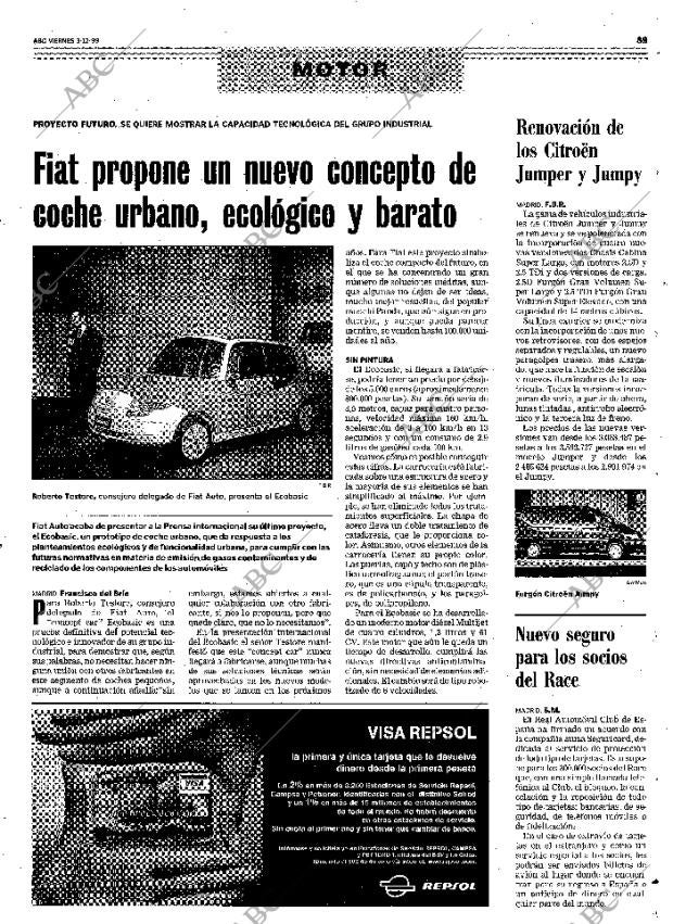 ABC MADRID 03-12-1999 página 89