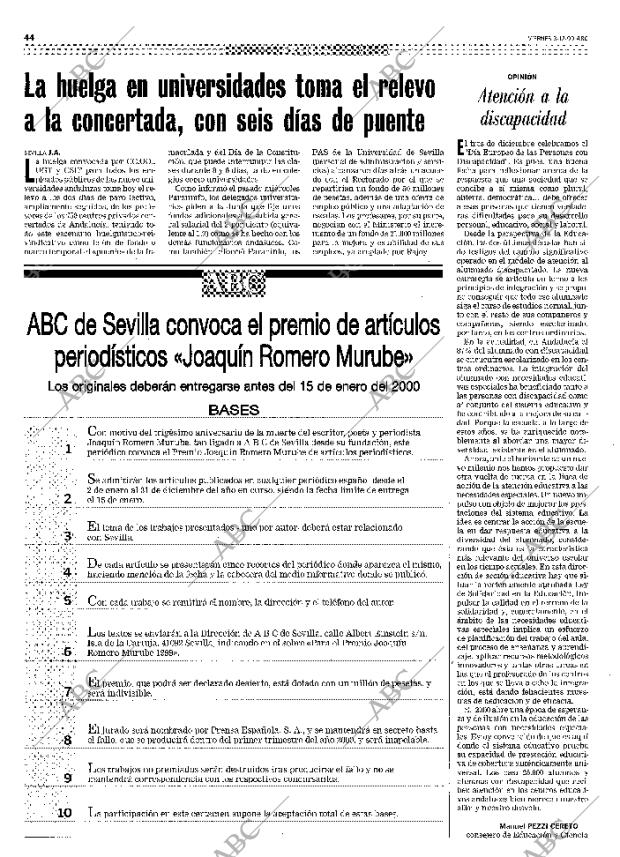 ABC SEVILLA 03-12-1999 página 44