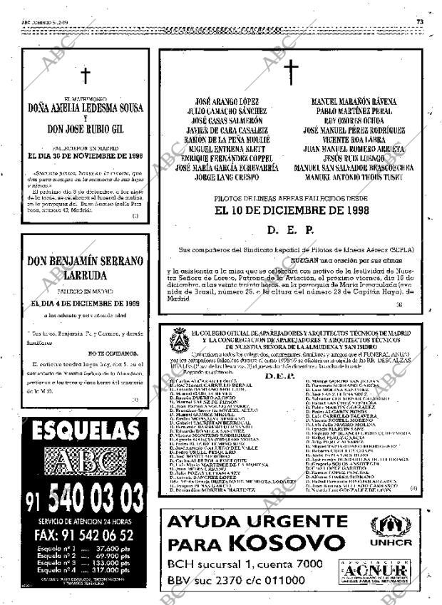 ABC MADRID 05-12-1999 página 73