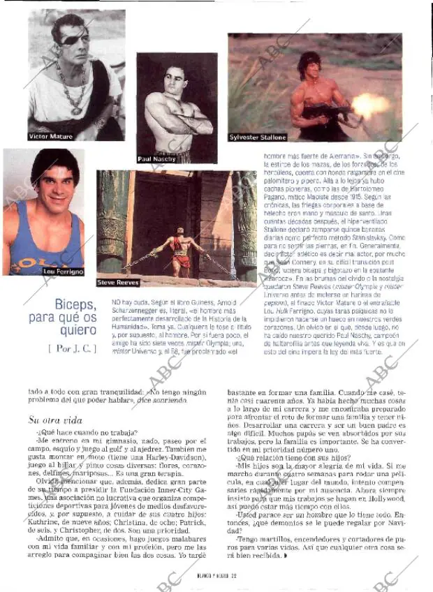 BLANCO Y NEGRO MADRID 05-12-1999 página 32