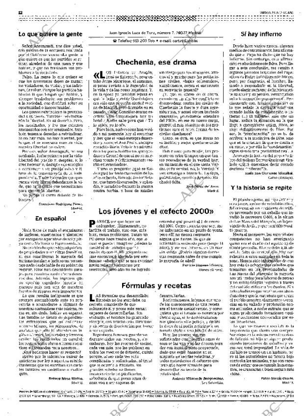 ABC MADRID 08-12-1999 página 12