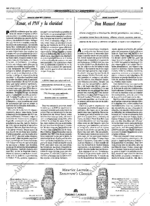 ABC MADRID 09-12-1999 página 19