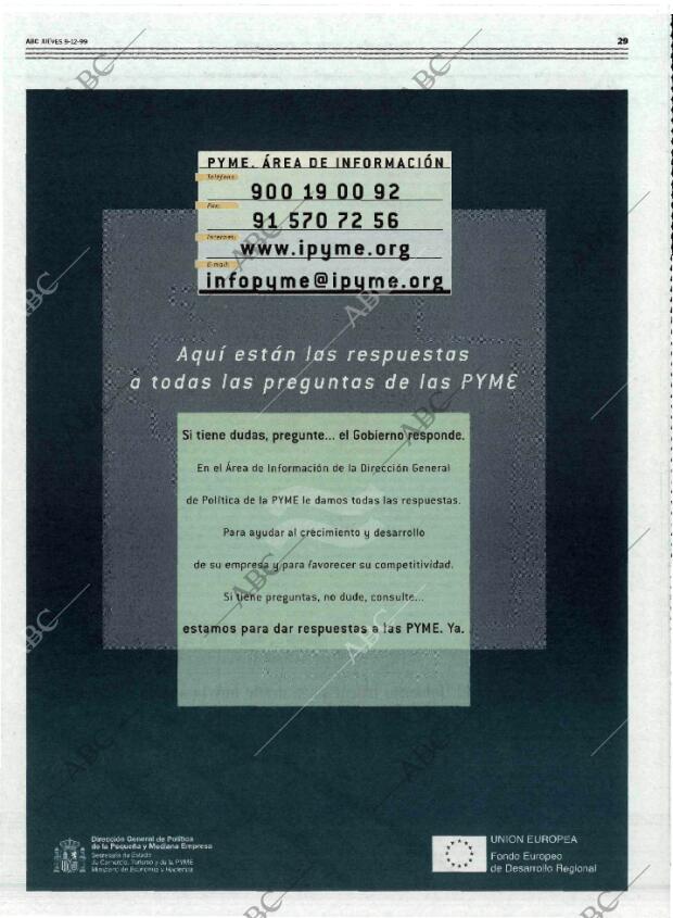 ABC MADRID 09-12-1999 página 29