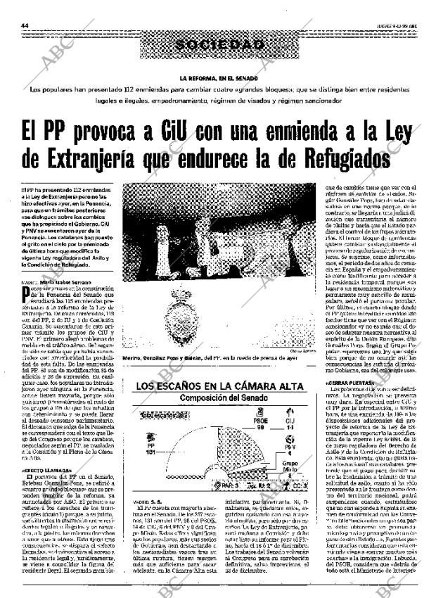 ABC MADRID 09-12-1999 página 44