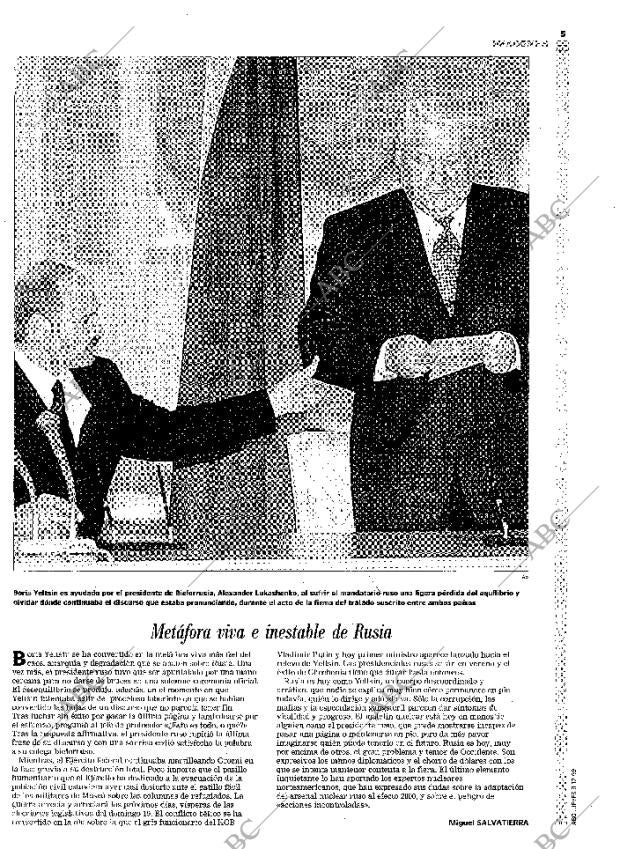 ABC MADRID 09-12-1999 página 5