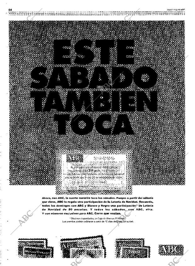 ABC MADRID 09-12-1999 página 64