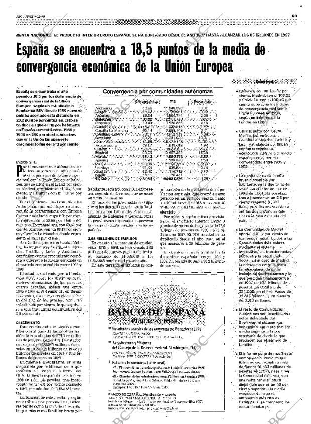 ABC MADRID 09-12-1999 página 69