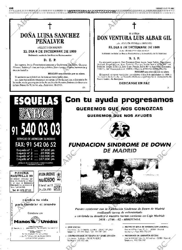 ABC MADRID 10-12-1999 página 100