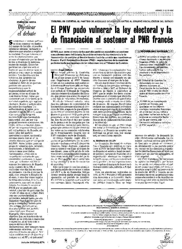 ABC MADRID 10-12-1999 página 30