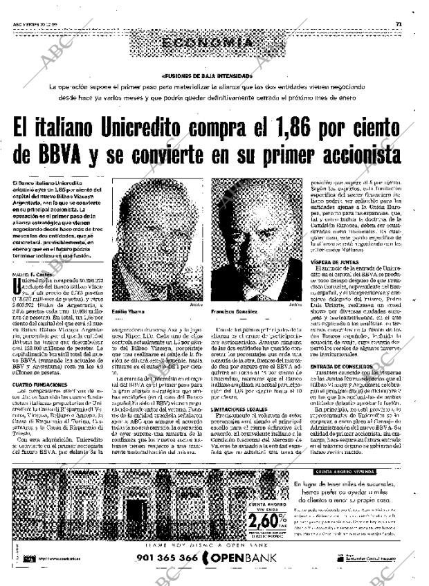 ABC MADRID 10-12-1999 página 71