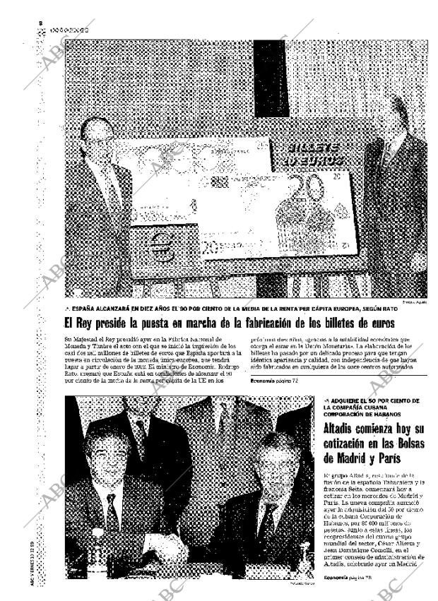 ABC MADRID 10-12-1999 página 8