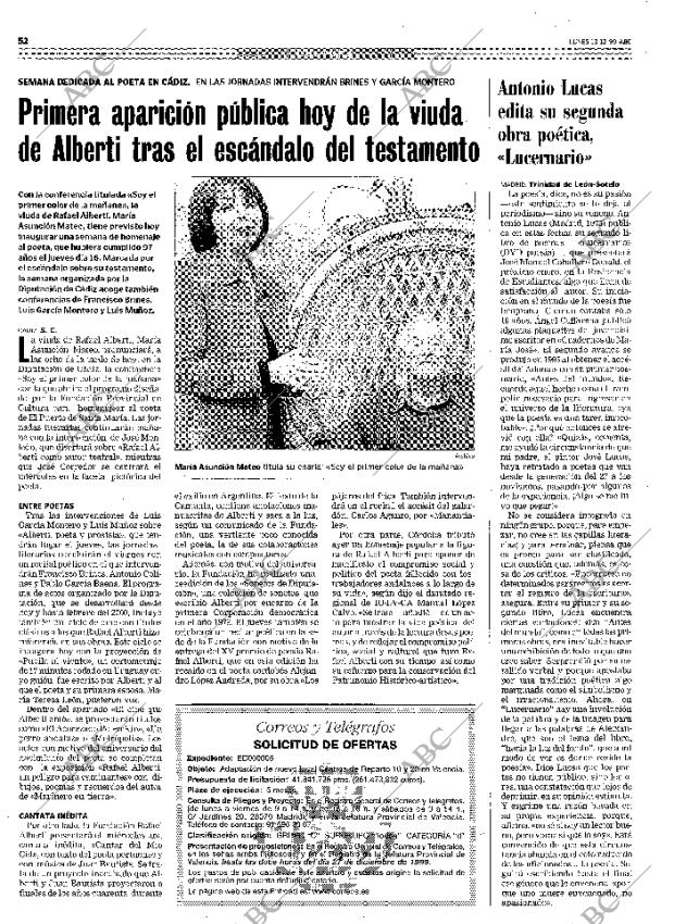 ABC MADRID 13-12-1999 página 52