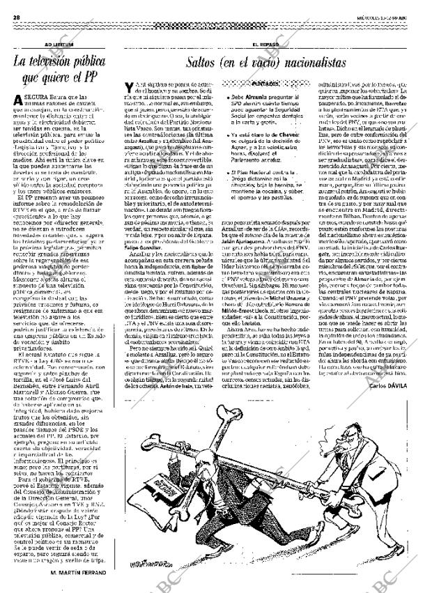 ABC MADRID 15-12-1999 página 28