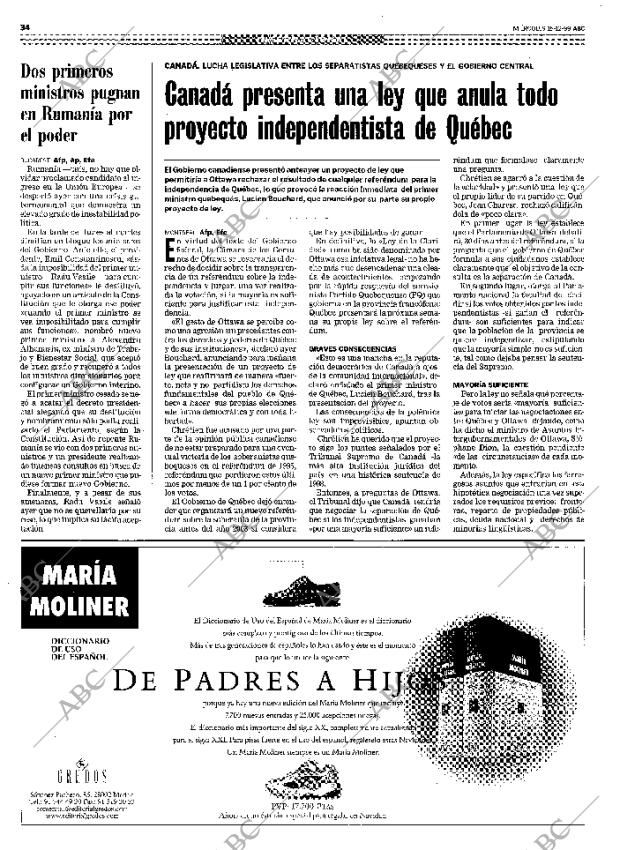 ABC MADRID 15-12-1999 página 34