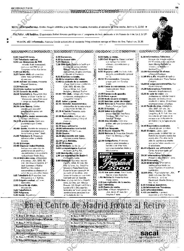 ABC MADRID 15-12-1999 página 95